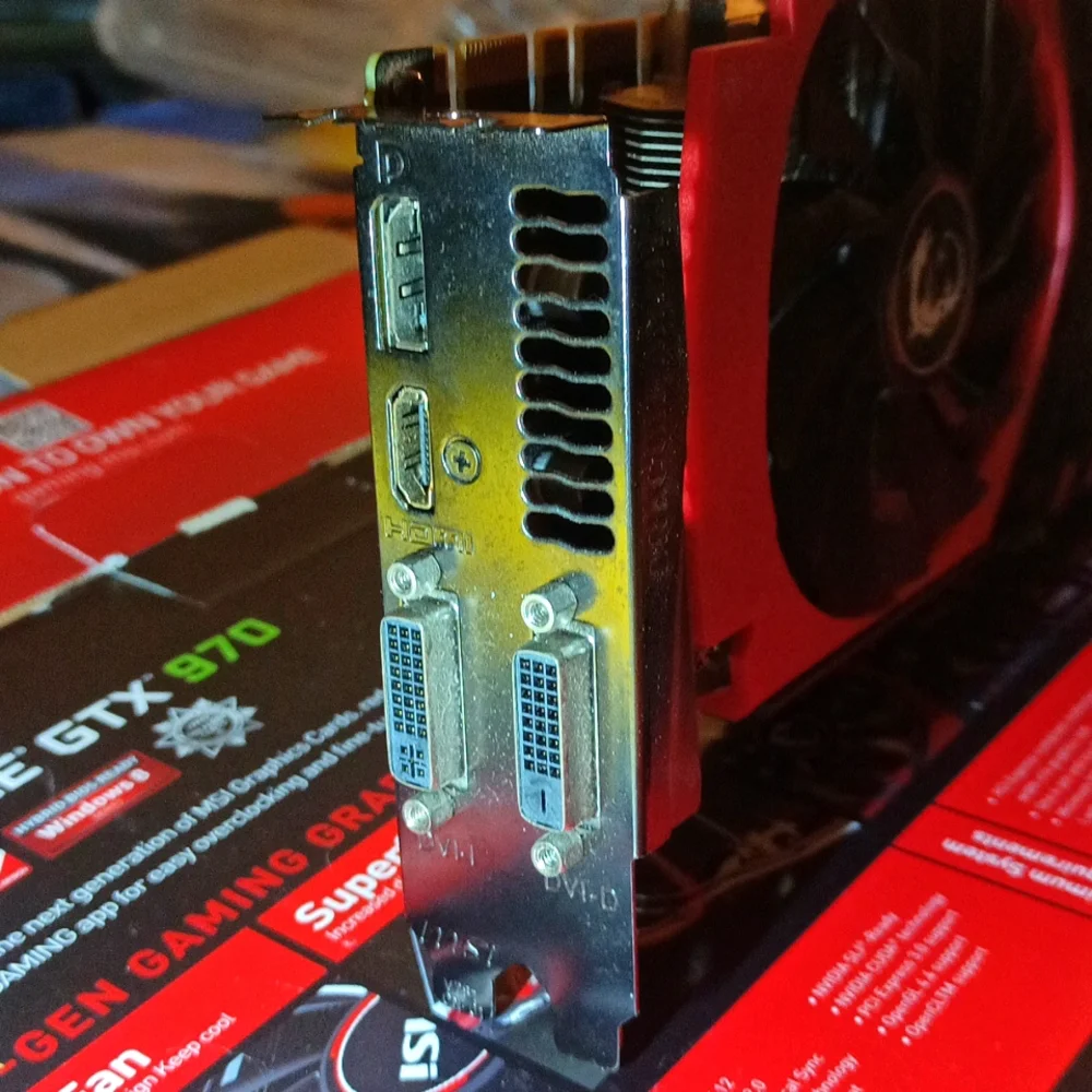 GeForce GTX 970 GAMING 4G, MSI GAMING GRAPHICS-CARD: NEW W/BOX& CLEAN4-SLI-SLOTS